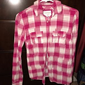 Aeropostale plaid button down long sleeve.  Size M
